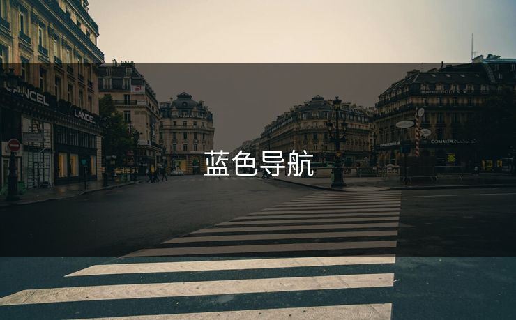 蓝色导航