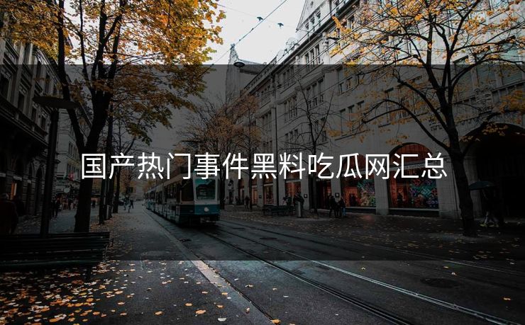国产热门事件黑料吃瓜网汇总